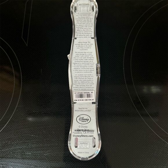 Disney Store Girls Minnie Mouse Pink Floral Quartz Analog Watch - Picture 3 of 5